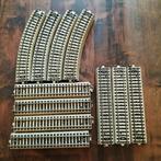 Marklin HO M rails recht en bocht 5106 5100, Wisselstroom, Gebruikt, Rails, Ophalen of Verzenden