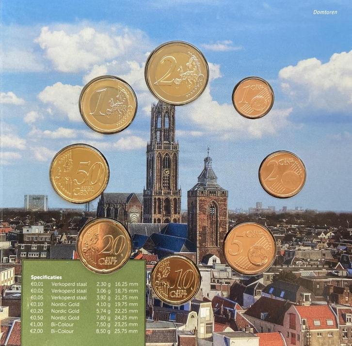 2021 UTRECHT NATIONALE COLLECTIE NEDERLAND EURO JAARSET *BU*, Postzegels en Munten, Munten | Nederland, Setje, Euro's, Koningin Beatrix