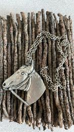 Ketting met paard paardenhoofd metaal hanger, Dieren en Toebehoren, Paarden en Pony's | Overige Paardenspullen, Ophalen of Verzenden