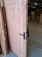 Poortdeur Douglas met stalen frame, nummer 17, 1 tot 2 meter, Niet ingevuld, Nieuw, Niet ingevuld