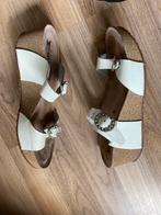 Mephisto leren muiltjes zgan 38, Kleding | Dames, Schoenen, Ophalen of Verzenden, Zo goed als nieuw, Wit, Sandalen of Muiltjes