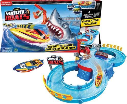 Micro Boats Playset Waterbaan 180 cm twv.€34,95, Kinderen en Baby's, Speelgoed | Speelgoedvoertuigen, Nieuw, Afstandsbediening