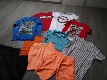 kledingpakket 158-164 shirts en shorts beschikbaar voor biedingen