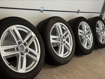 Audi A3 velgenset 17 inch  5x112 ET42 M+S Banden beschikbaar voor biedingen