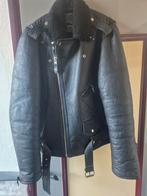 Leren jas - zo goed als nieuw!, Kleding | Heren, Jassen | Zomer, Ophalen, Noble House, Zwart, Overige maten