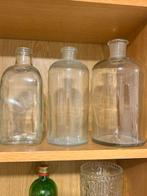 Glazen flessen (oud), Ophalen