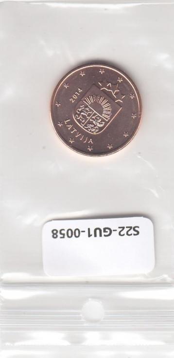 S22-GU1-0058-M09 Latvia 5 Euro Cents UNC 2014 KM152 beschikbaar voor biedingen