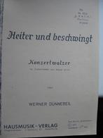Werner Dünnebeil - Heiter und beschwingt -  Konzertwalzer, Muziek en Instrumenten, Bladmuziek, Gebruikt, Ophalen of Verzenden