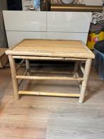 Bamboe tafeltje Loods 5, Minder dan 55 cm, Rond, Zo goed als nieuw, Ophalen