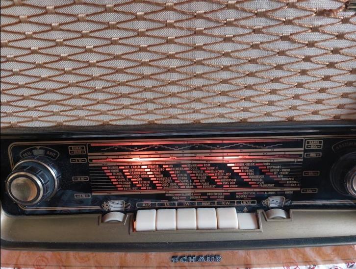 Vintage Schaub-Lorenz Goldsuper Phono T56 (1955) Radio, Audio, Tv en Foto, Radio's, Gebruikt, Radio, Ophalen