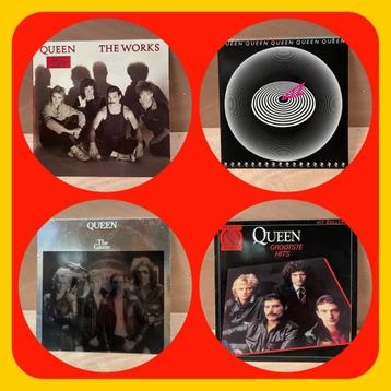 201. Queen Lp's 4 stuks in prima staat beschikbaar voor biedingen