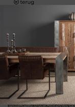 Inboedel teakhout metaal industrieel dressoir tafel tvmeubel, Ophalen