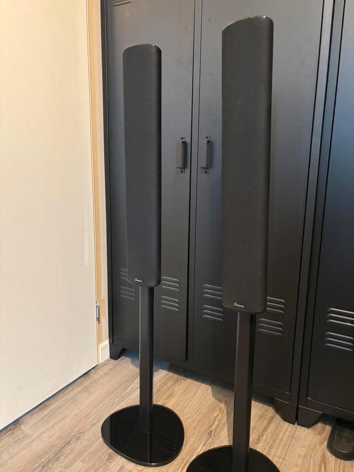 Golden Ear SuperSat 50 (Set van 2), Audio, Tv en Foto, Luidsprekers, Zo goed als nieuw, Front, Rear of Stereo speakers, 60 tot 120 watt