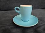 Walkure Alta Espresso Kop en Schotel - Lichtblauw, Antiek en Kunst, Ophalen of Verzenden