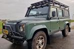 Land Rover Defender 110 2.4 ST WGN Comm 4WD 2007, Zwart, Leder en Stof, 122 pk, Origineel Nederlands