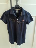 Gaastra polo marine/ print op borst hoogte, Gaastra, Blauw, Ophalen of Verzenden, Zo goed als nieuw