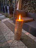 Houten Kaars - Sfeervolle Tuindecoratie. Zweedse fakkel, Tuin en Terras, Fakkels, Ophalen, Nieuw