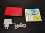 Nintendo DSi XL Rood Mario Editie Met Super Mario Bros, Spelcomputers en Games, 3DS XL, Ophalen of Verzenden, Rood, Gebruikt