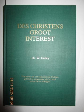 William Guthry: Des Christens groot interest. beschikbaar voor biedingen
