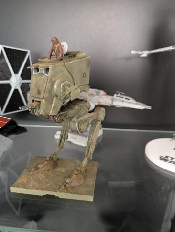 AT-ST met Chewbacca model van Bandai 1/48 beschikbaar voor biedingen