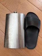 Heupfles flacon platvink. 64 OZ. GROOT 28x17x4 cm XXL. CCCP, Antiek en Kunst, Ophalen of Verzenden