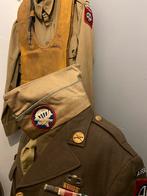 WW2 US Airborne Garrison summer cap, Ophalen of Verzenden, Landmacht, Amerika, Helm of Baret