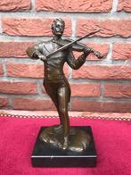 fraai bronzen beeld van Johann Strauss, Antiek en Kunst, Ophalen of Verzenden, Brons