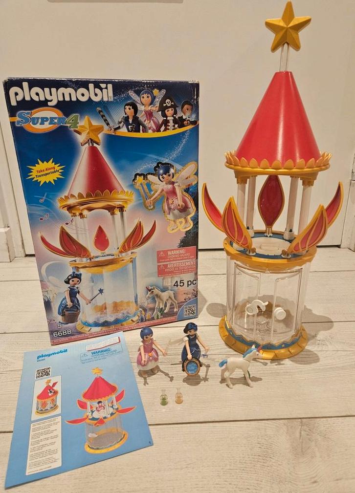 Playmobil Super 4 - 6688 & 9438 - Set, Kinderen en Baby's, Speelgoed | Playmobil, Zo goed als nieuw, Ophalen of Verzenden