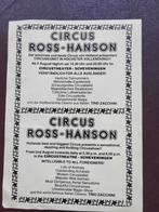 Circus/flyer circus Ross-Hanson/ Circusgebouw Scheveningen., Ophalen of Verzenden, Gebruikt