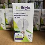 E14 led lamp 1 Watt warm wit 2700K (1W), Led-lamp, Minder dan 30 watt, E14 (klein), Nieuw