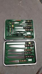 Professional kok messen set victorinox 24delig koffer+ slot, Ophalen, Gebruikt, Rvs of Chroom, Bestekset