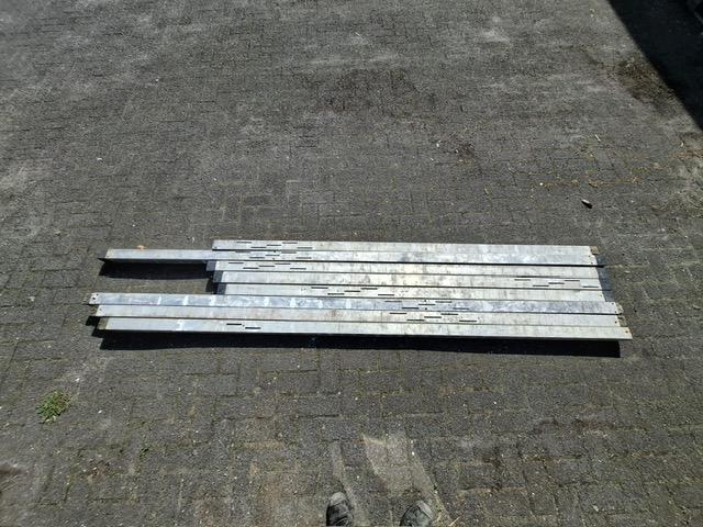 Aluminium metsel profielen, Doe-het-zelf en Verbouw, Metselstenen, Gebruikt, Ophalen
