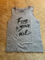 Only top/hemd/singlet grijs mt. Xs, Ophalen of Verzenden, Zo goed als nieuw, Zonder mouw, Maat 34 (XS) of kleiner