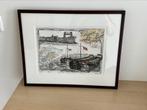 Mooie  Ets, Antiek en Kunst, Kunst | Etsen en Gravures, Ophalen of Verzenden