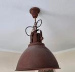 Roest bruine hanglamp, Huis en Inrichting, Lampen | Hanglampen, Ophalen, Gebruikt, Metaal, Minder dan 50 cm