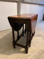 Gateleg klaptafel /hangoortafel, Ophalen