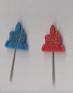 Middelburg Stadhuis speldjes, Verzamelen, Speldjes, Pins en Buttons, Gebruikt, Niet vindbaar, Niet vindbaar, Speldje of Pin