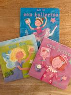 Set van 3 Boekjes: Ballerina, Fee, Prinses, Ophalen of Verzenden, Zo goed als nieuw, Uitklap-, Voel- of Ontdekboek, 1 tot 2 jaar