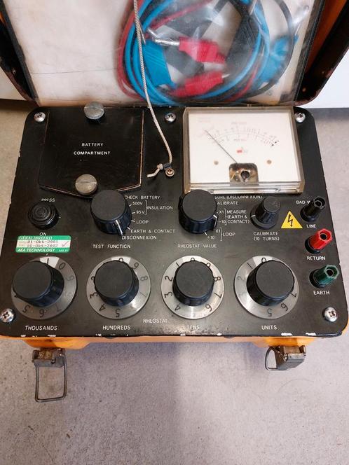 Megger BR7 ohmmeter ohm meter, Doe-het-zelf en Verbouw, Meetapparatuur, Gebruikt, Ophalen of Verzenden