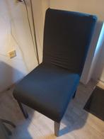 Zwarte Eetkamerstoel met Hoes, Huis en Inrichting, Stoelen, Ophalen, Hout, Zwart, Zo goed als nieuw
