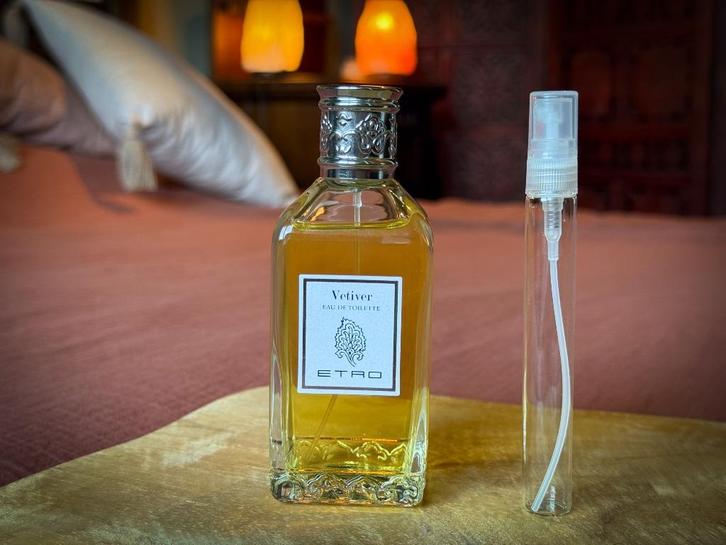 Etro - Vetiver sample/decant, Sieraden, Tassen en Uiterlijk, Uiterlijk | Parfum, Zo goed als nieuw, Ophalen of Verzenden
