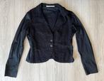 Prachtig gitzwart jasje Cora Kemperman, maat XL, Ophalen of Verzenden, Zo goed als nieuw, Maat 46/48 (XL) of groter, Zwart