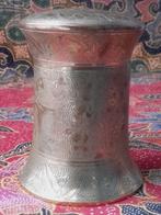 Mooie zware oude Wajang tabakspot uit Indonesië 10,8 cm., Antiek en Kunst, Antiek | Koper en Brons, Ophalen of Verzenden, Koper