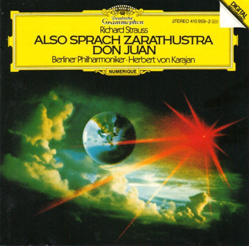 STRAUSS Also sprach Zarathustra CD VON KARAJAN DG OLD, Cd's en Dvd's, Cd's | Klassiek, Zo goed als nieuw, Orkest of Ballet, Romantiek