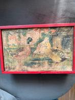 15 blokken puzzel vintage, Ophalen of Verzenden, 10 tot 50 stukjes, Gebruikt, Van hout