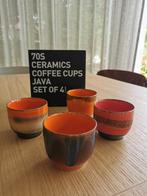 HK Living 70s coffee cups Java, Huis en Inrichting, Keuken | Servies, Keramiek, Nieuw, Ophalen of Verzenden, Overige stijlen