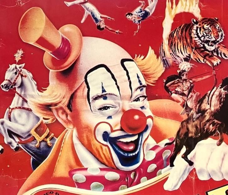 Circusposter van Altea Orfei - Griekenland, Verzamelen, Posters, Gebruikt, Film en Tv, Rechthoekig Staand, Verzenden