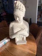 Buste van gips. Grieks/romeinse stijl, Ophalen, Zo goed als nieuw
