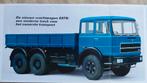 Oude zeldzame Fiat 697 N/T vrachtwagen folder, Ophalen of Verzenden, Zo goed als nieuw, Overige merken