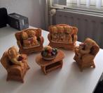 Beren Familie Kleine Meubeltjes voor Poppenhuis, Ophalen of Verzenden, Zo goed als nieuw, Poppenhuis